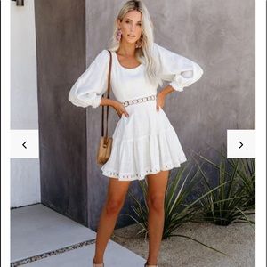 Vici Gretl Crochet Detailed Dress